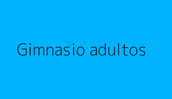 Gimnasio adultos